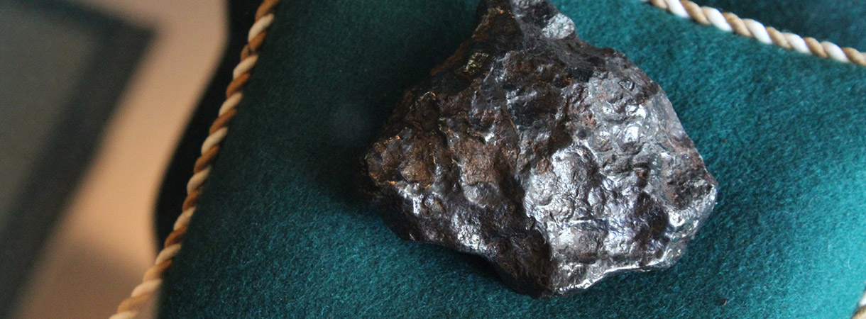 Lieksa meteorite included in the geological collections of Luomus